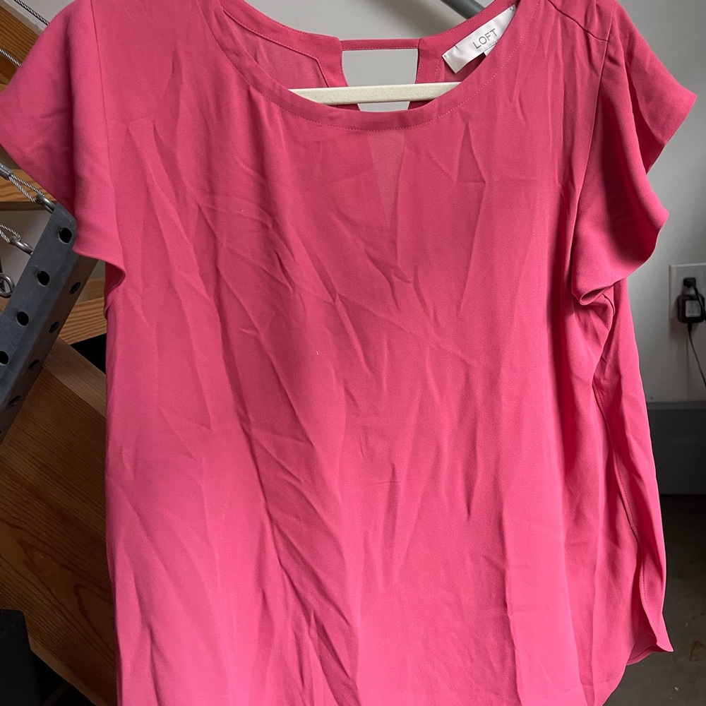 Pink medium LOFT top